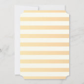 Modernes Chic Strip Blume Brautparty Einladung (Rückseite)