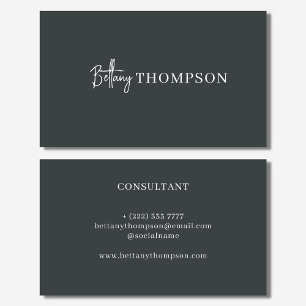 Modernes Chic-Syndrom Visitenkarte