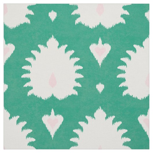 Modernes chic texturiertes grünes, rosa Farbmuster Stoff (Muster)
