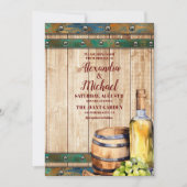 Modernes Chic Watercolor Weinroute Mendrisiotto Einladung (Vorderseite)