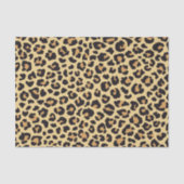 Modernes Chic Wildlife Leopard Tierdruckmuster Seidenpapier (Vorderseite)