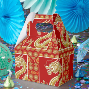 Modernes Chinesisches Neujahr, modernes asiatische Geschenkschachtel