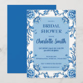 Modernes Chinoiserie Antiquitätengeschäft Brautpar Save The Date (Vorne/Hinten)