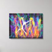 Modernes Christliches Bibelkunstwerk Buch von Dani Leinwanddruck (Vorderseite)