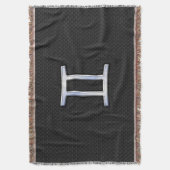 Modernes Chrome wie Gemini Zodiac Symbol Decke (Vorderseite Vertikal)