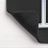 Modernes Chrome wie Gemini Zodiac-Zeichen Mousepad (Ecke)