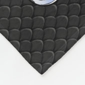 Modernes Chrome wie Taurus Zodiac Sign Fleecedecke (Ecke)