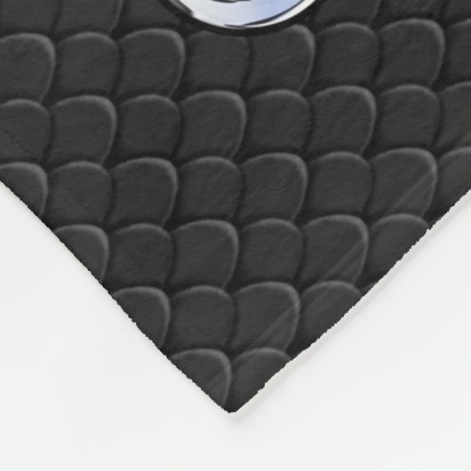 Modernes Chrome wie Taurus Zodiac Sign Fleecedecke (Ecke)