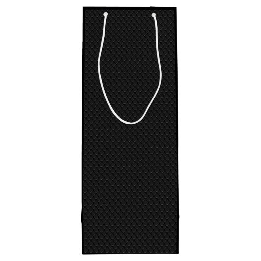 Modernes Chrome wie Taurus Zodiac Sign Geschenktüte Für Weinflaschen (Rückseite)