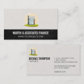 Modernes City-Gebäude-Logo Modernes Haus Visitenkarte (Vorne/Hinten)