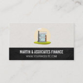 Modernes City-Gebäude-Logo Modernes Haus Visitenkarte (Vorderseite)