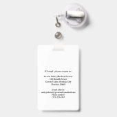 Modernes CNA-ID-Abzeichen Ausweis (Rückseite mit Ausziehbar)