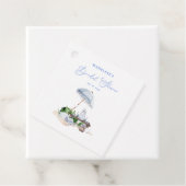 Modernes Coastal Beach Picnic Brautparty Geschenkanhänger (Beispiel)