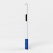 Modernes Coastal Blue White Seashell Monogram Case-Mate iPhone Hülle (Hinten/Rechts)