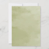 Modernes Cocktail-Party für Wasserfarben Einladung (Rückseite)