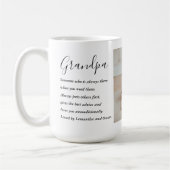 Modernes Collage Bestes Opa je Schönheitsgeschenk Kaffeetasse (Links)