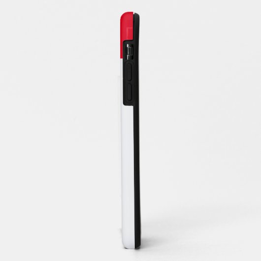 Modernes Collage Couple Foto & Red XOXO Case-Mate iPhone Hülle (Hinten/Links)