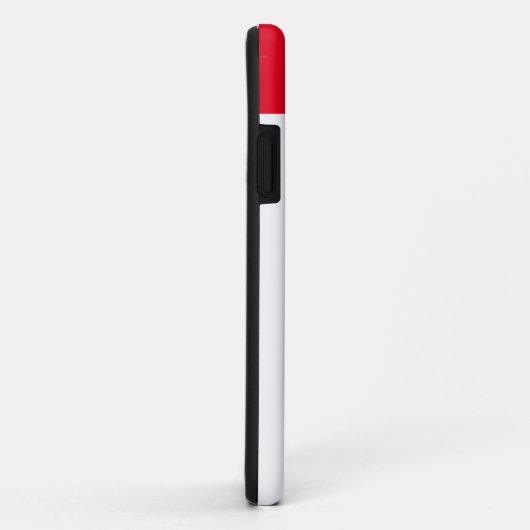 Modernes Collage Couple Foto & Red XOXO Case-Mate iPhone Hülle (Hinten/Rechts)