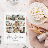 Modernes Collage Family Foto | Frohe Weihnachten