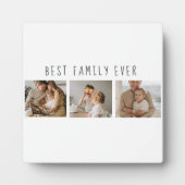 Modernes Collage Foto & Beste Familie je Bestes Ge Fotoplatte (Vorderseite)