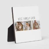 Modernes Collage Foto & Beste Familie je Bestes Ge Fotoplatte (Vorderseite)