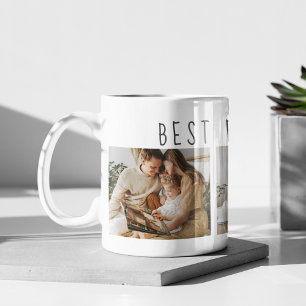 Modernes Collage Foto & Beste Familie je Bestes Ge Kaffeetasse