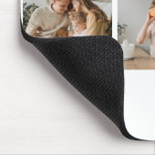 Modernes Collage Foto & Beste Familie je Bestes Ge Mousepad (Ecke)