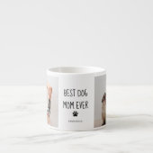 Modernes Collage Foto Beste Mama Hund je Espressotasse (Vorderseite)