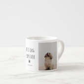 Modernes Collage Foto Beste Mama Hund je Espressotasse (Vorderseite Rechts)