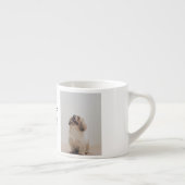 Modernes Collage Foto Beste Mama Hund je Espressotasse (Rechts)