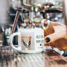 Modernes Collage Foto Beste Mama Hund je