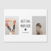 Modernes Collage Foto Beste Mama Hund je Magnetkarte (Vorderseite)