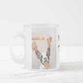 Modernes Collage Foto Beste Mama Hund je Mattglastasse (Links)