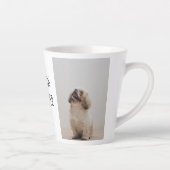 Modernes Collage Foto Beste Mama Hund je Milchtasse (Rechts)