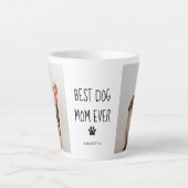 Modernes Collage Foto Beste Mama Hund je Milchtasse (Vorderseite)