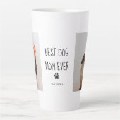 Modernes Collage Foto Beste Mama Hund je Milchtasse (Vorderseite)