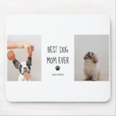 Modernes Collage Foto Beste Mama Hund je Mousepad (Vorne)