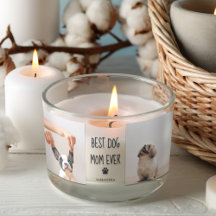 Modernes Collage Foto Beste Mama Hund je