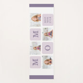 Modernes Collage Foto Beste Mama je Lila Geschenk Yogamatte (Vorderseite)