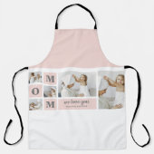 Modernes Collage Foto Beste Mama je rosa Geschenk Schürze (Vorderseite)