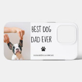 Modernes Collage Foto Bester Vater je Case-Mate iPhone Hülle (Rückseite (Horizontal))