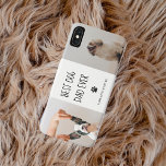 Modernes Collage Foto Bester Vater je Case-Mate iPhone Hülle<br><div class="desc">"Der beste Vater-Hund aller Zeiten! Dieses moderne Collage Foto vereint die herzzerwärmende Bindung zwischen einem liebenden Vater und seinem wütenden Begleiter. Von langen Spaziergängen im Park bis zu gemütlichen Nächten auf dem Sofa ist dieses dynamische Duo untrennbar. Durch dick und dünn haben sie sich gegenseitig den Rücken und teilen sich...</div>