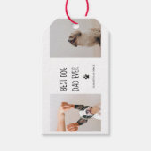 Modernes Collage Foto Bester Vater je Geschenkanhänger (Vorderseite)