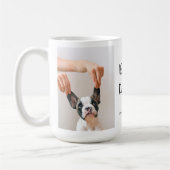 Modernes Collage Foto Bester Vater je Kaffeetasse (Links)