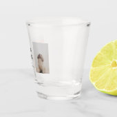 Modernes Collage Foto Bester Vater je Schnapsglas (Rechts)