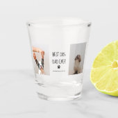 Modernes Collage Foto Bester Vater je Schnapsglas (Vorderseite)