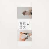 Modernes Collage Foto Bester Vater je Yogamatte (Vorderseite)