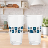Modernes Collage Foto Blue Best Hubby je Geschenk