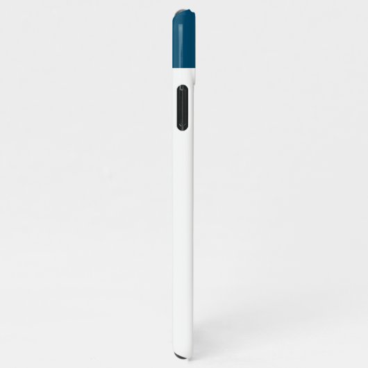 Modernes Collage Foto Blue Best Hubby je Geschenk iPhone Hülle (Rechte Seite)