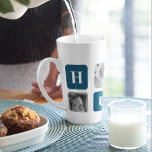 Modernes Collage Foto Blue Best Hubby je Geschenk Milchtasse<br><div class="desc">Das "Modern Collage Foto Blue Best Hubby Ever Gift" ist ein personalisiertes Foto-Geschenk, das eine Bildersammlung mit den besten Momenten zeigt, die Sie und Ihr geliebter Ehemann gemeinsam haben. Diese besondere Version ist mit einem blauen Motiv gestaltet und ist eine stilvolle und zeitgenössische Ergänzung zu jeder Dekoration. Dieses Geschenk eignet...</div>